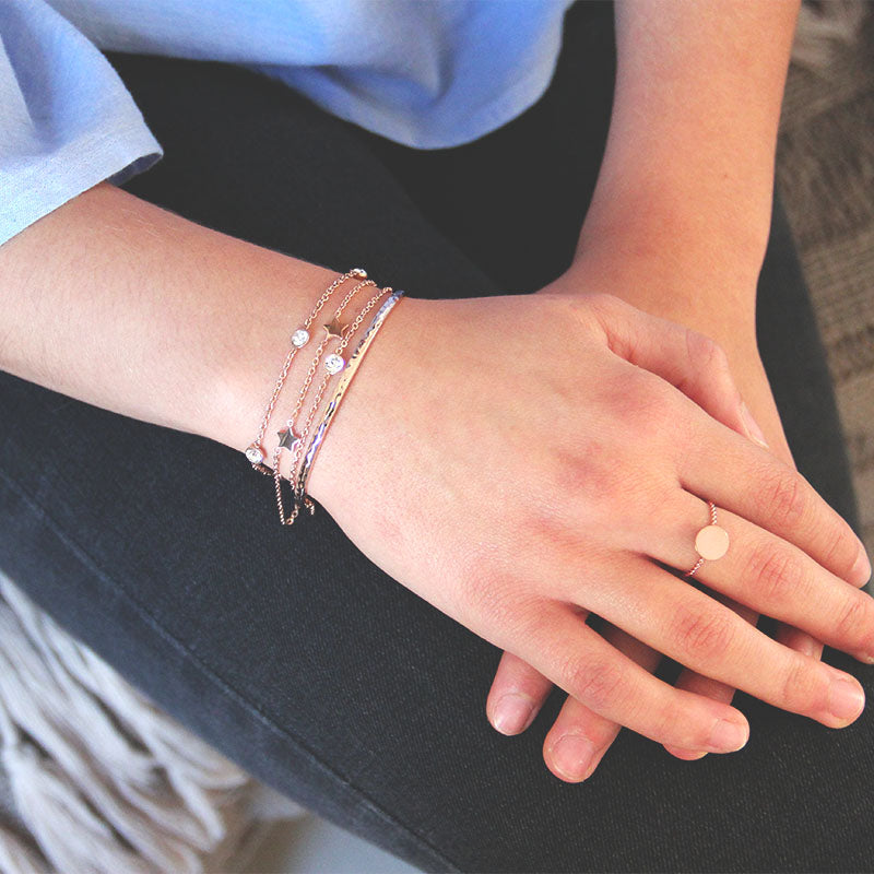 la·Label Jewelry Bracelet stars LB-001-STA