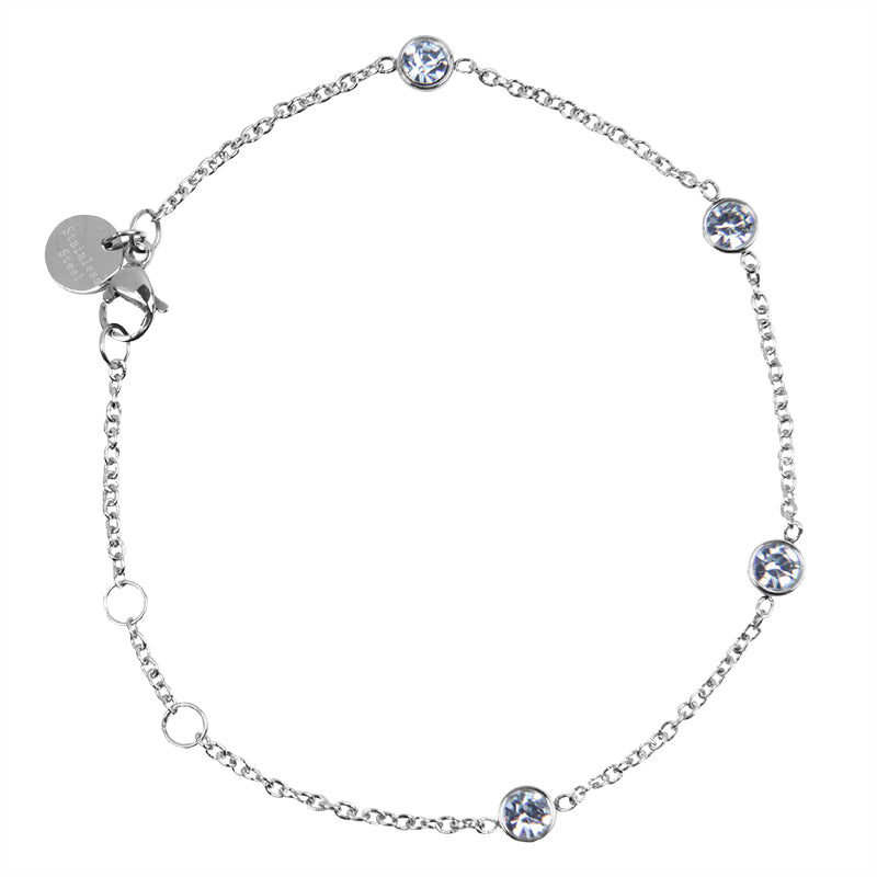 la·Label Jewelry Bracelet cubic zirconia LB-002-ZIR