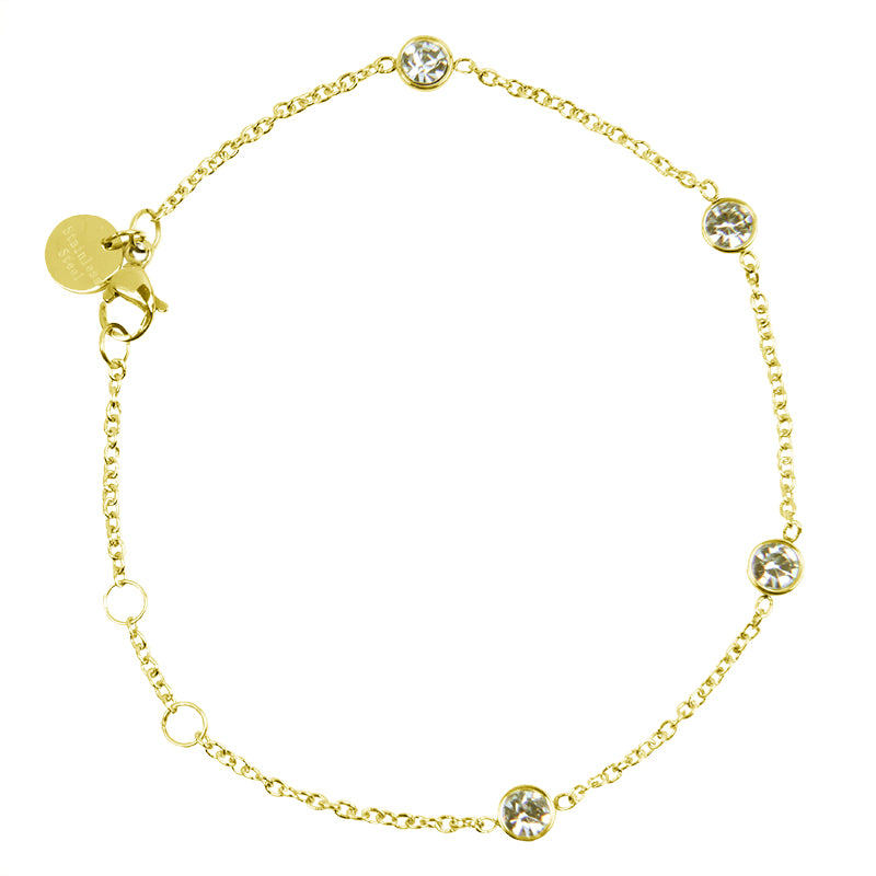 la·Label Jewelry Bracelet cubic zirconia LB-002-ZIR