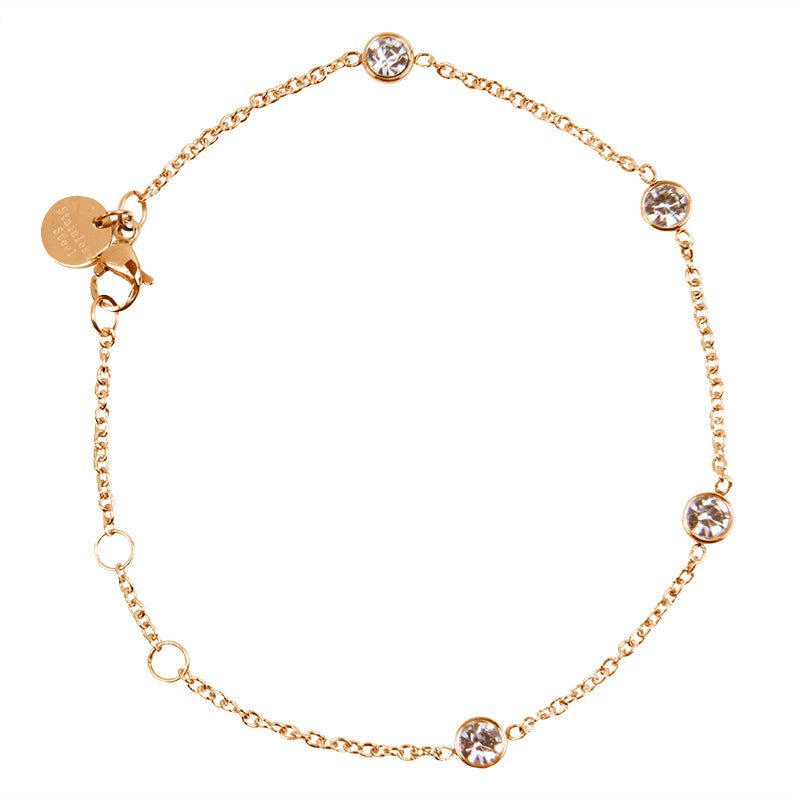 la·Label Jewelry Bracelet cubic zirconia LB-002-ZIR