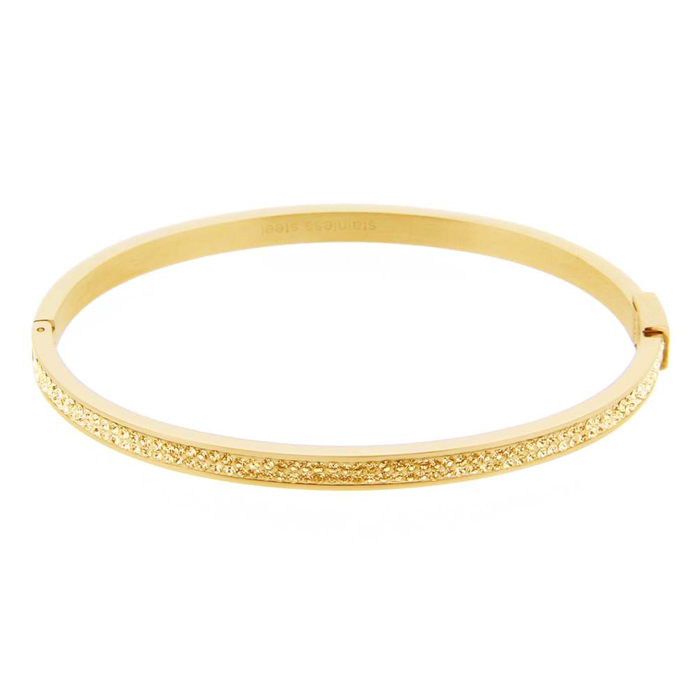 la·Label Jewelry Cuff cubic zirconia slim LB-005 -ZIR