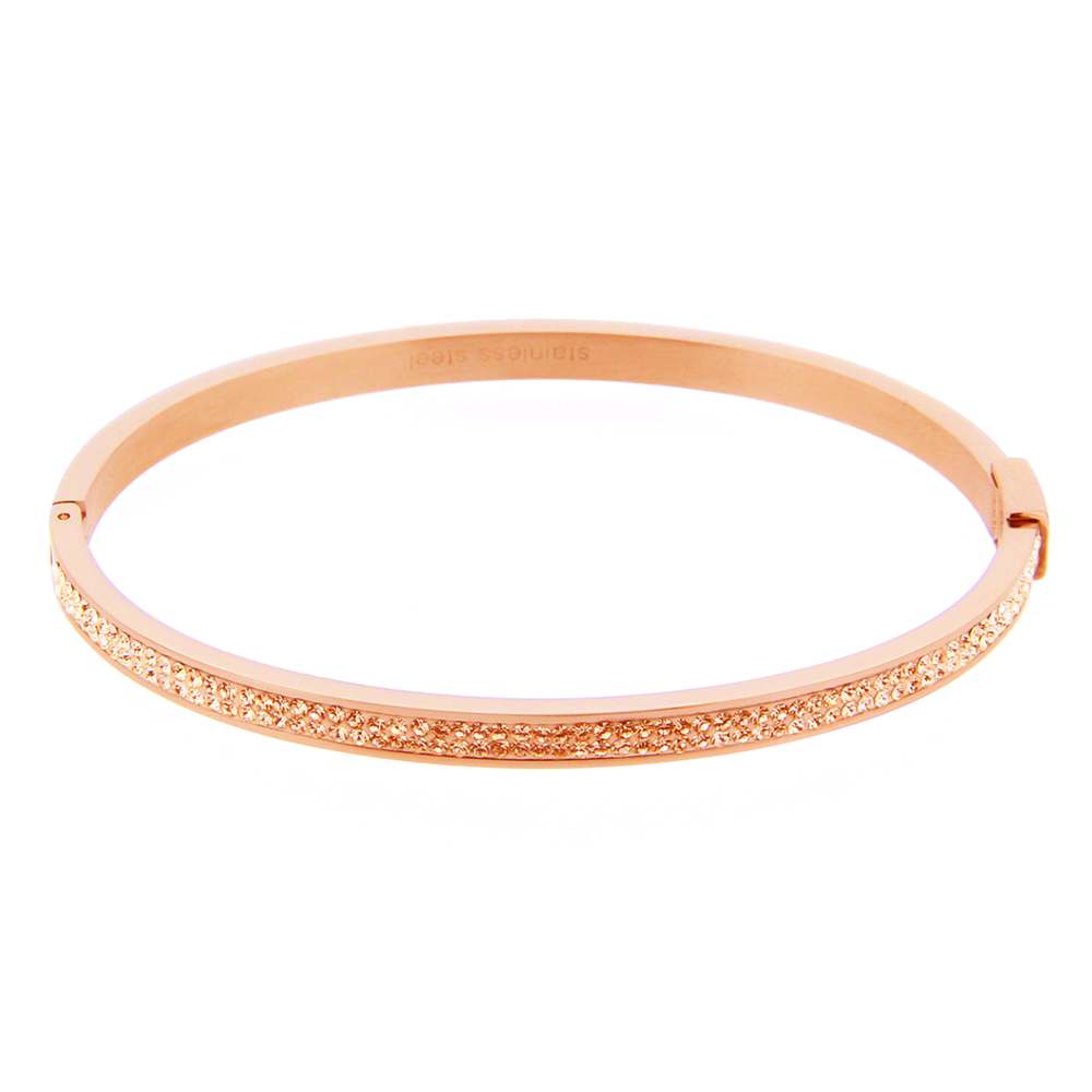la·Label Jewelry Cuff cubic zirconia slim LB-005 -ZIR