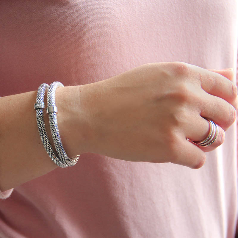la·Label Jewelry Bracelet mesh LB-008-SIM