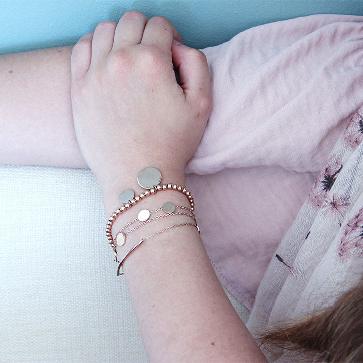 la·Label Jewelry Bracelet 6 Plates LB-019-PLD