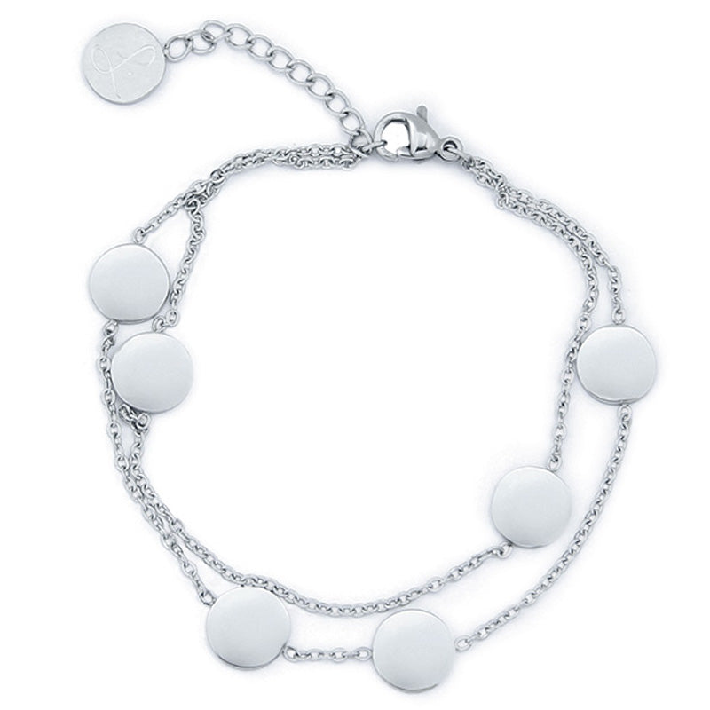 la·Label Jewelry Bracelet 6 Plates LB-019-PLD