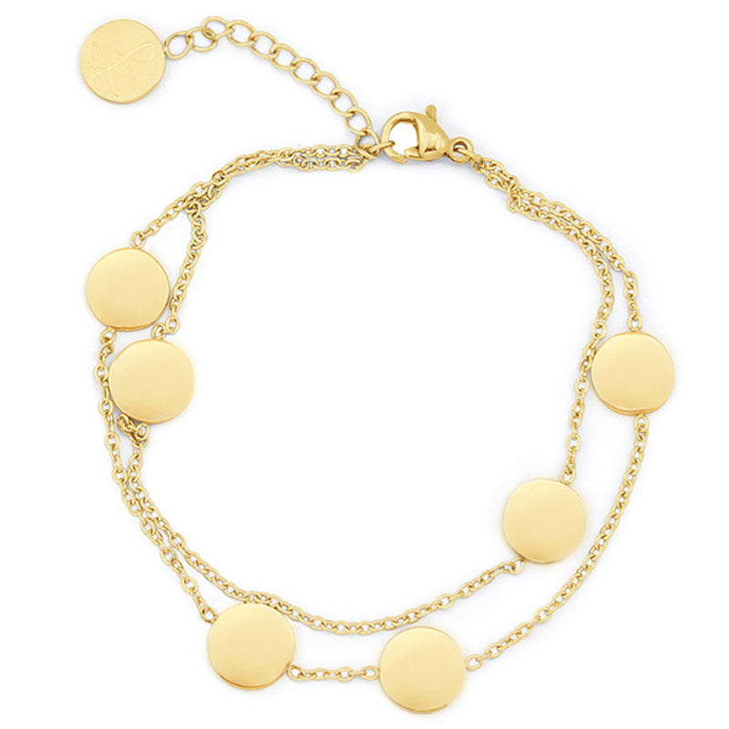 la·Label Jewelry Bracelet 6 Plates LB-019-PLD