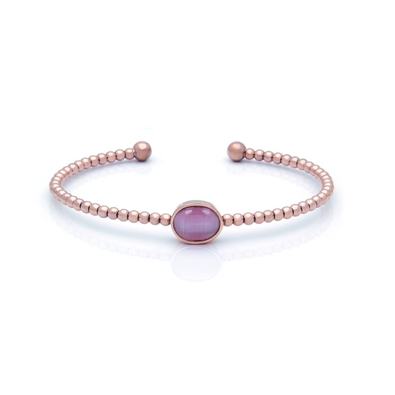 la·Label Jewelry Cuff Ball Cateye LB-022-TUR