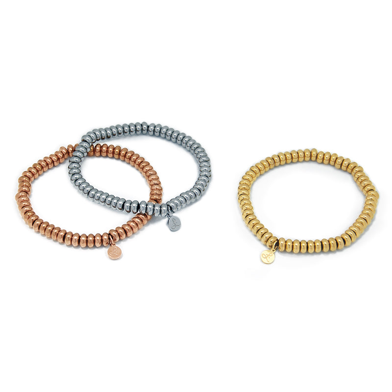 la·Label Jewelry Bracelet Ball Beads Oval LB-028-OVB