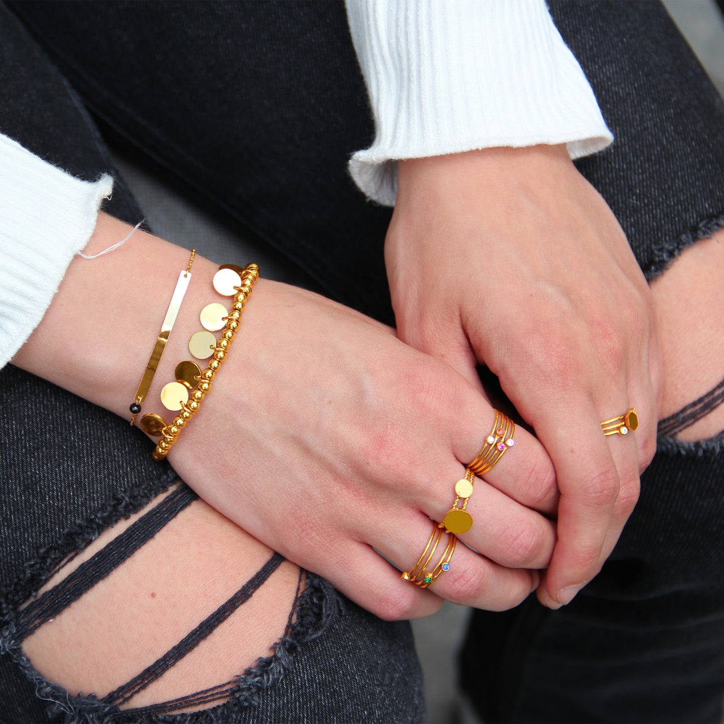 la·Label Jewelry Bracelet Plate Bar LB-045-BAR