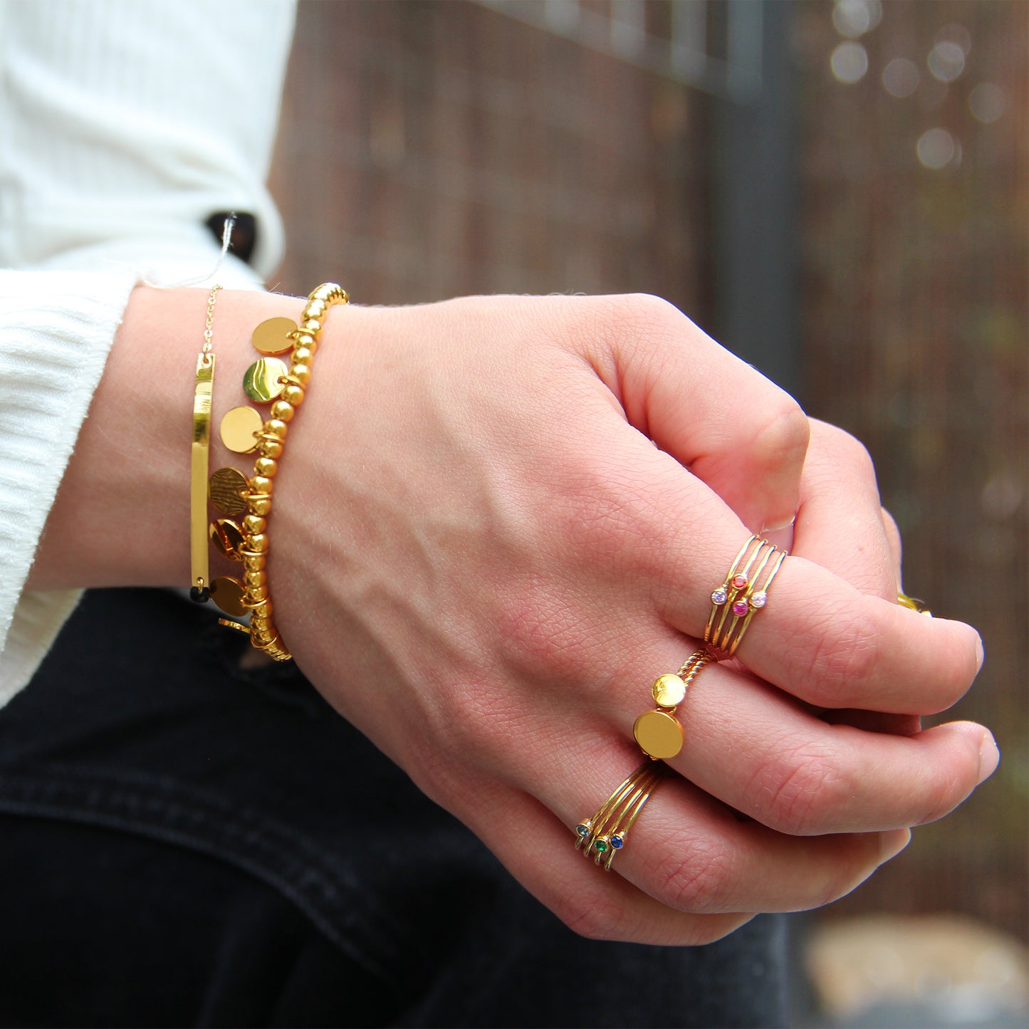la·Label Jewelry Ring Birthstone September LR-015
