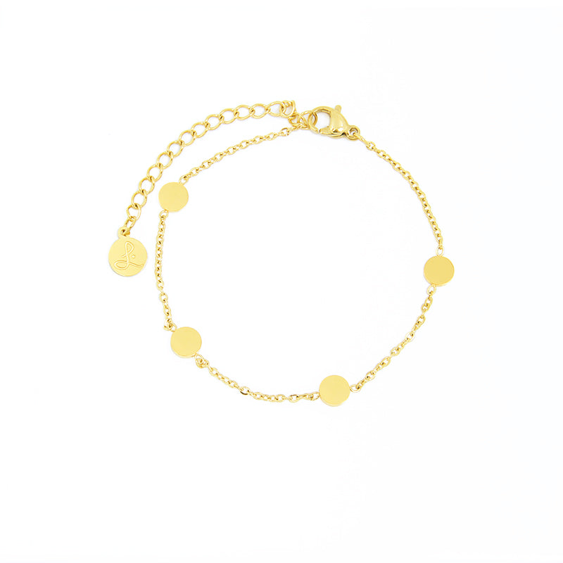 la·Label Jewelry Bracelet Small Plates LB-034-PLD