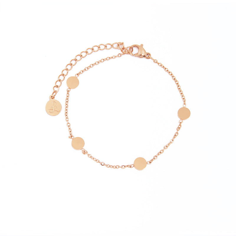 la·Label Jewelry Bracelet Small Plates LB-034-PLD