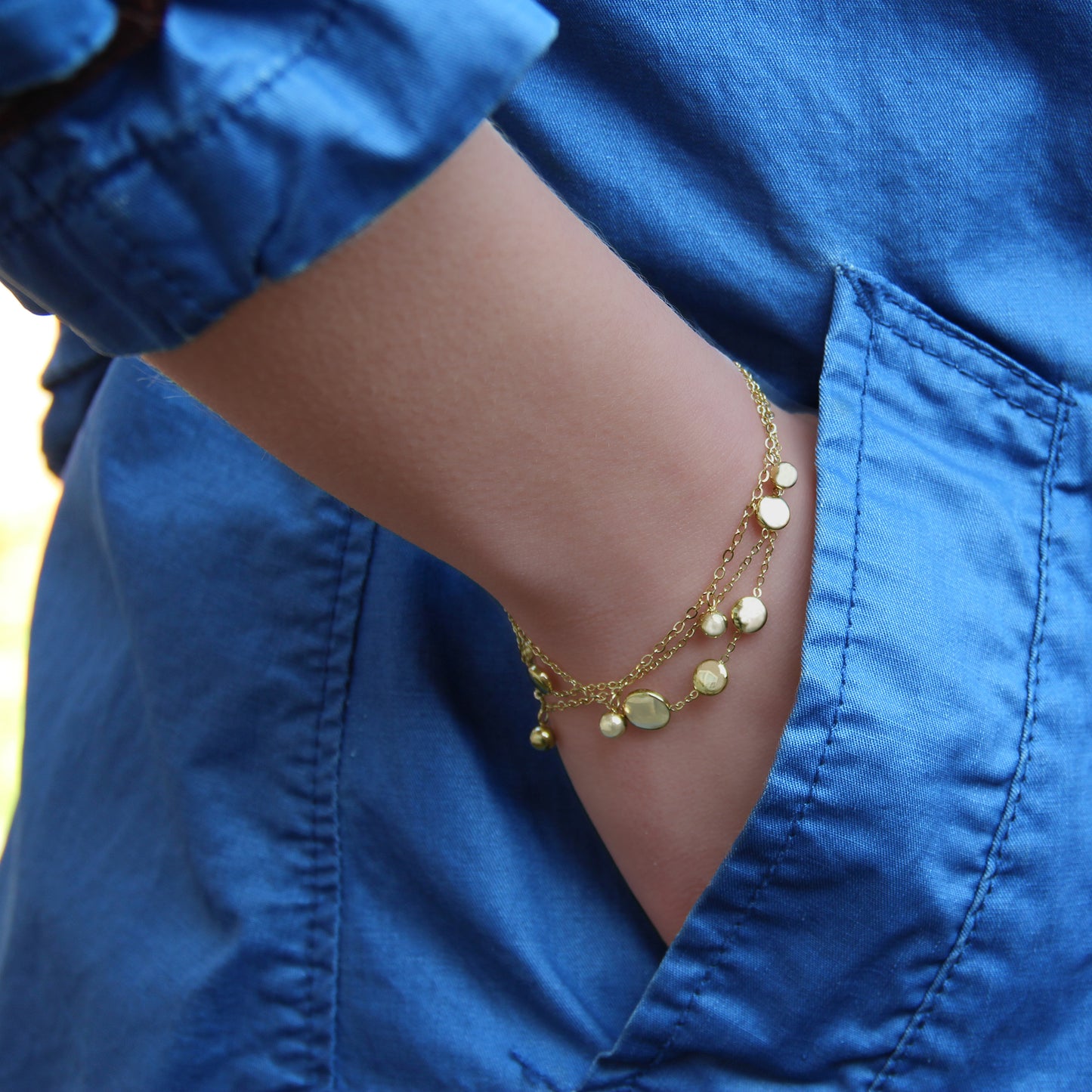 la·Label Jewelry Bracelet Dots LB-035-DOT