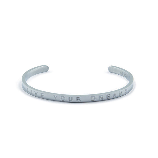 la·Label Jewelry Cuff Quote LIV LB-106-LIV