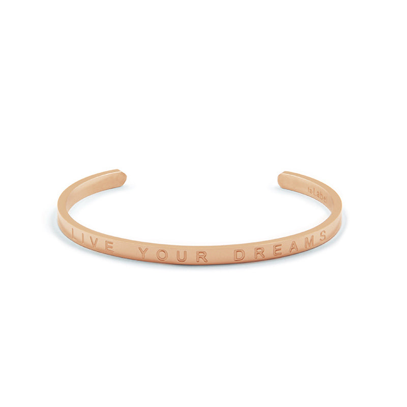la·Label Jewelry Cuff Quote LIV LB-106-LIV