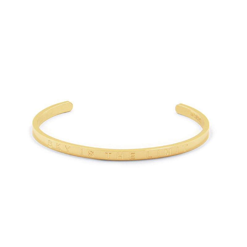 la·Label Jewelry Cuff Quote SKY LB-108-SKY