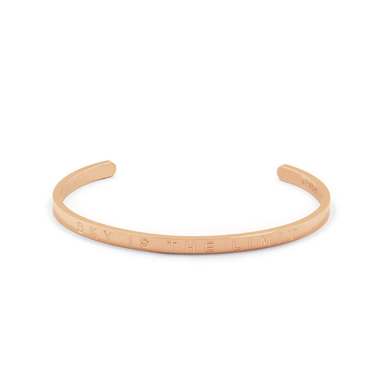 la·Label Jewelry Cuff Quote SKY LB-108-SKY