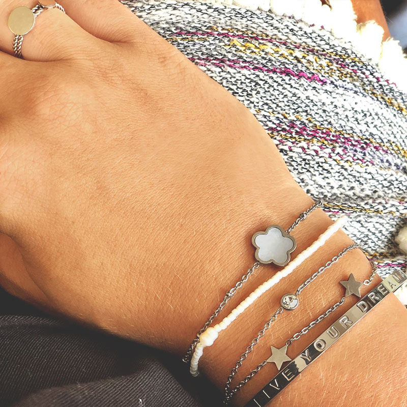 la·Label Jewelry Cuff Quote LIV LB-106-LIV