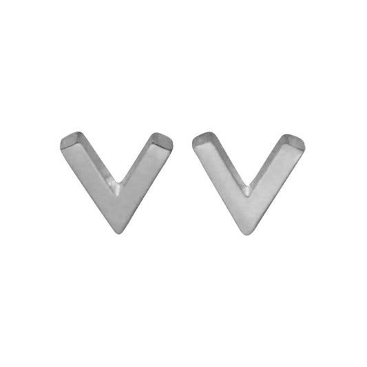 la•Label Jewelry Studs V-shape small LE-014-VHV
