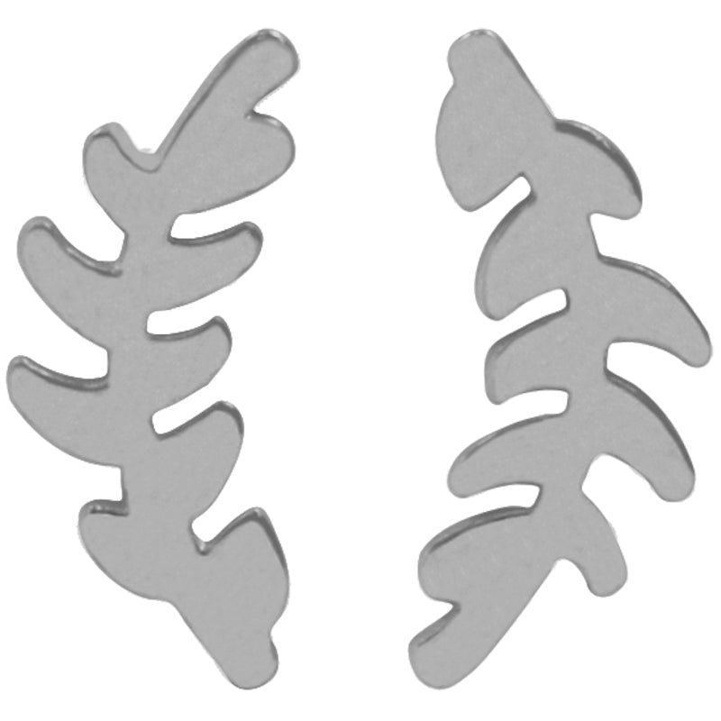 la•Label Jewelry Studs Leaf LE-017-LEA