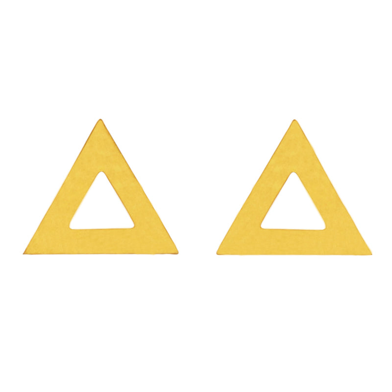 la•Label Jewelry Studs Open Triangle LE-019-TRI