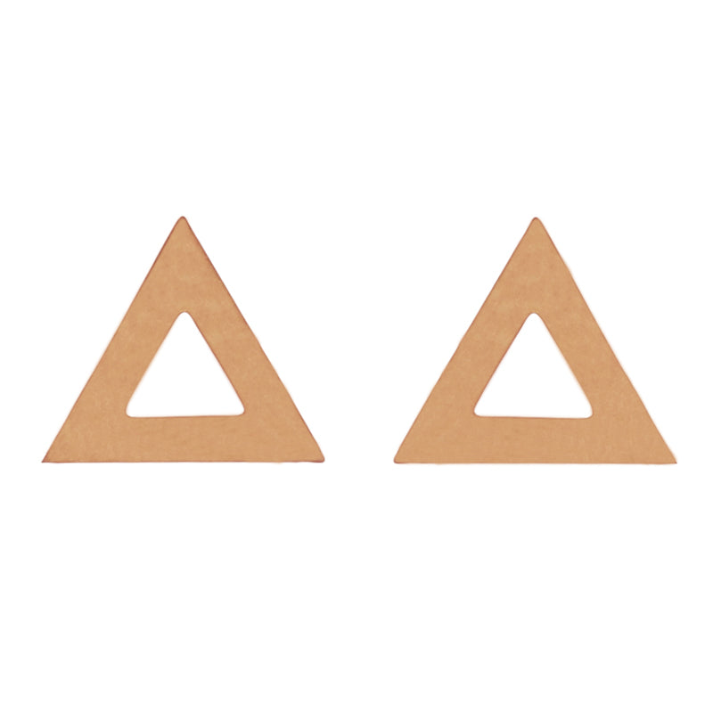 la•Label Jewelry Studs Open Triangle LE-019-TRI