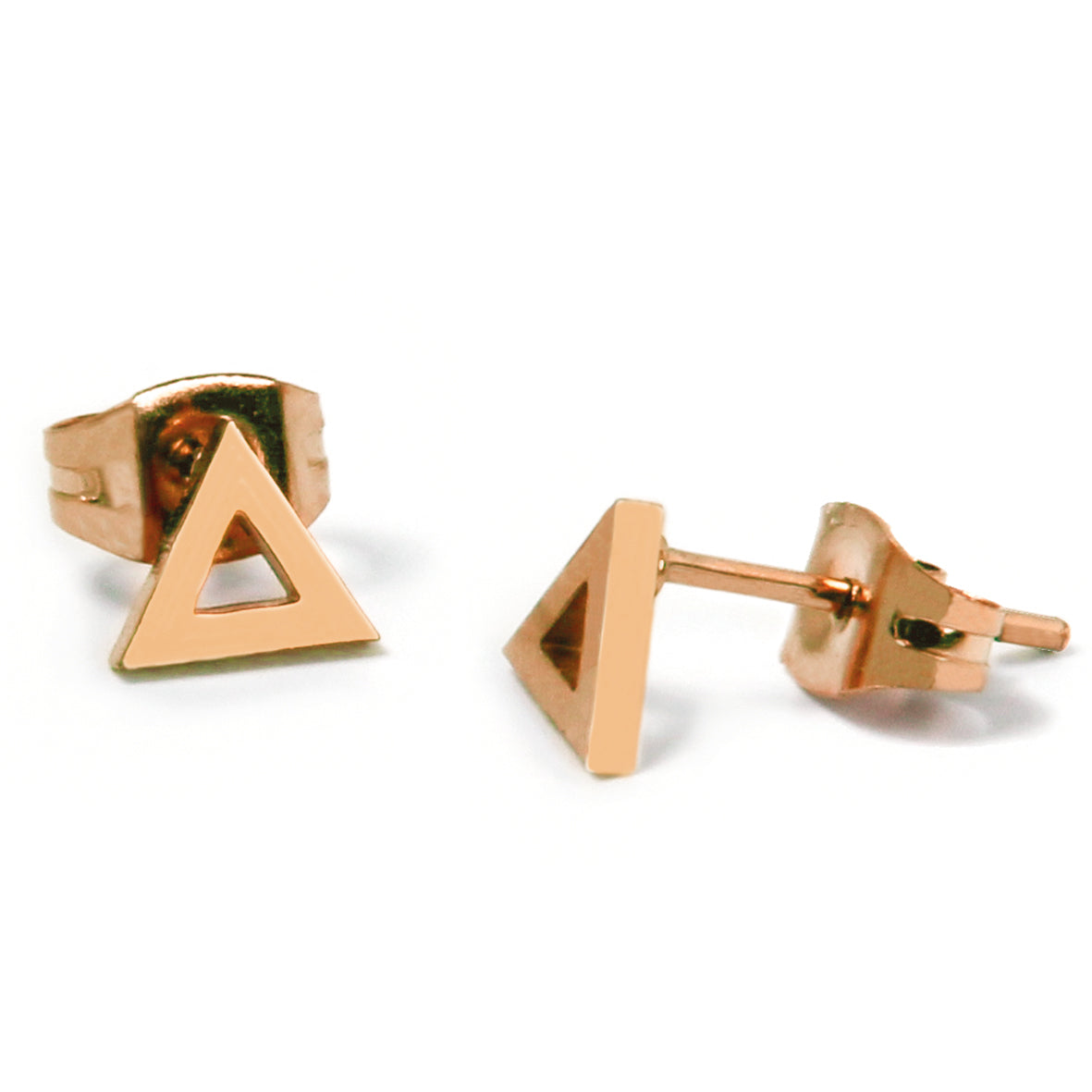 la•Label Jewelry Studs Open Triangle LE-019-TRI