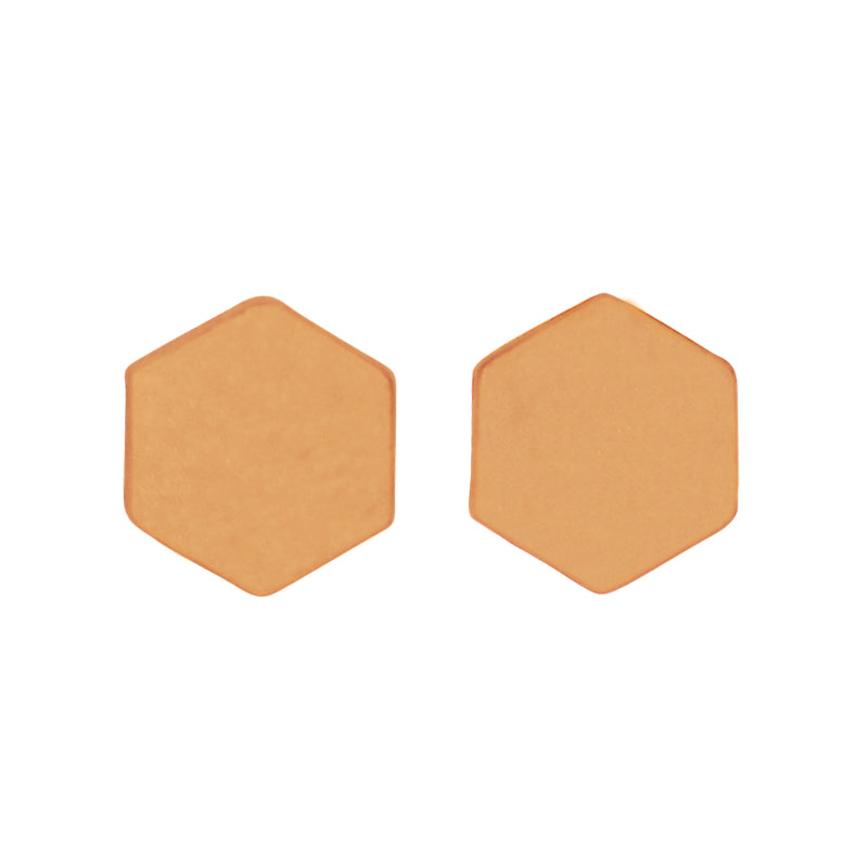 la•Label Jewelry Studs Hexagon LE-021-HEX