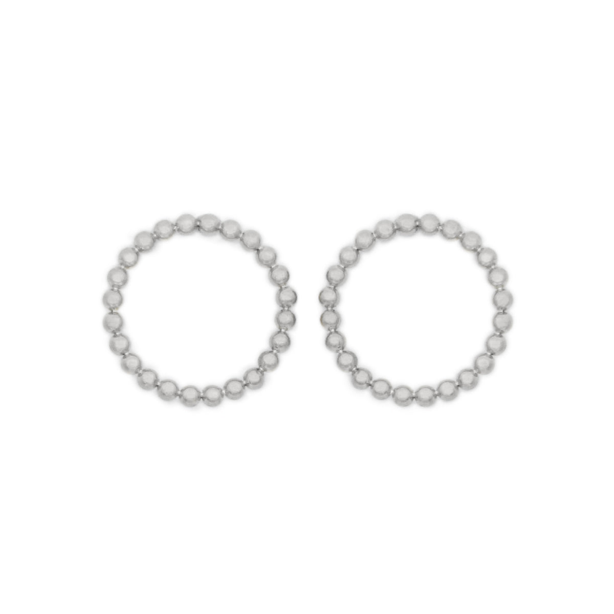la·Label Jewelry Earrings Open Circle Ball