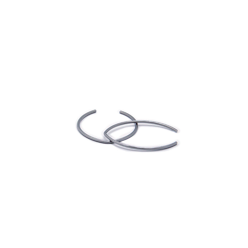 la•Label Jewelry Earrings Wire Curved LE-026-OVA