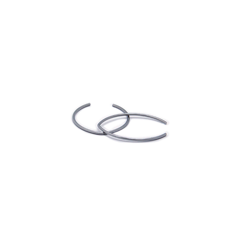 la•Label Jewelry Earrings Wire Curved