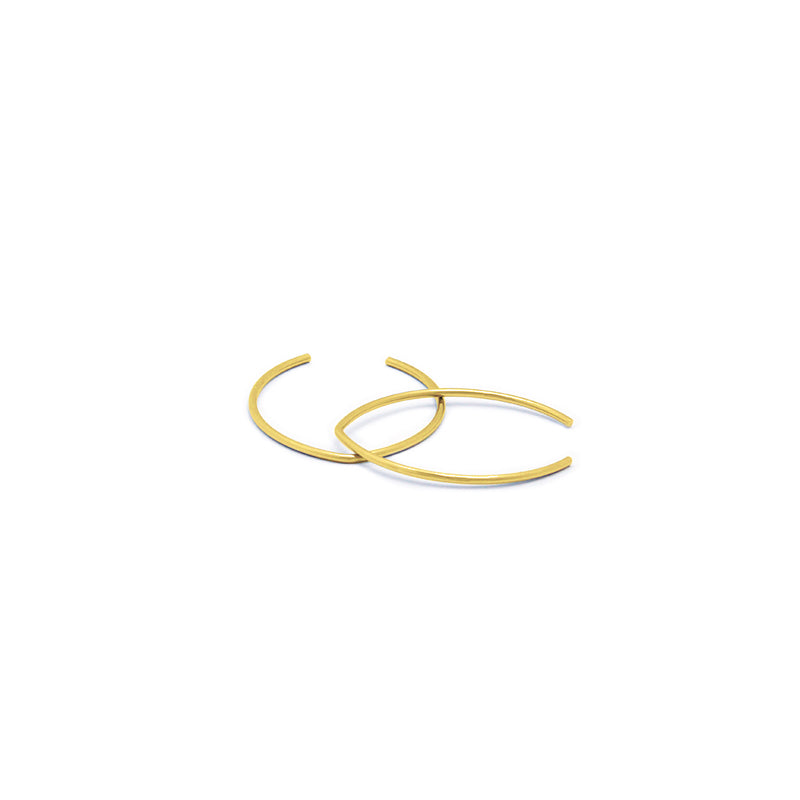 la•Label Jewelry Earrings Wire Curved LE-026-OVA