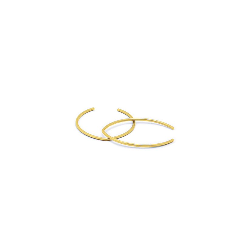 la•Label Jewelry Earrings Wire Curved