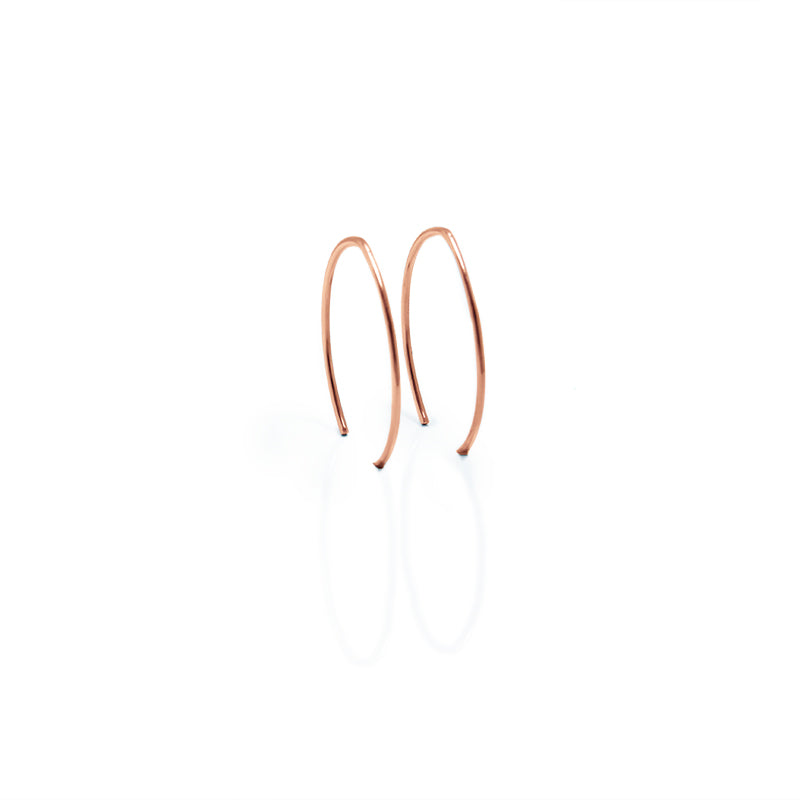 la•Label Jewelry Earrings Wire Curved LE-026-OVA