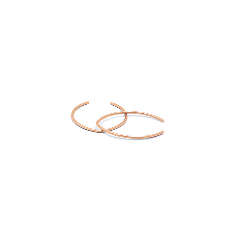 la•Label Jewelry Earrings Wire Curved LE-026-OVA