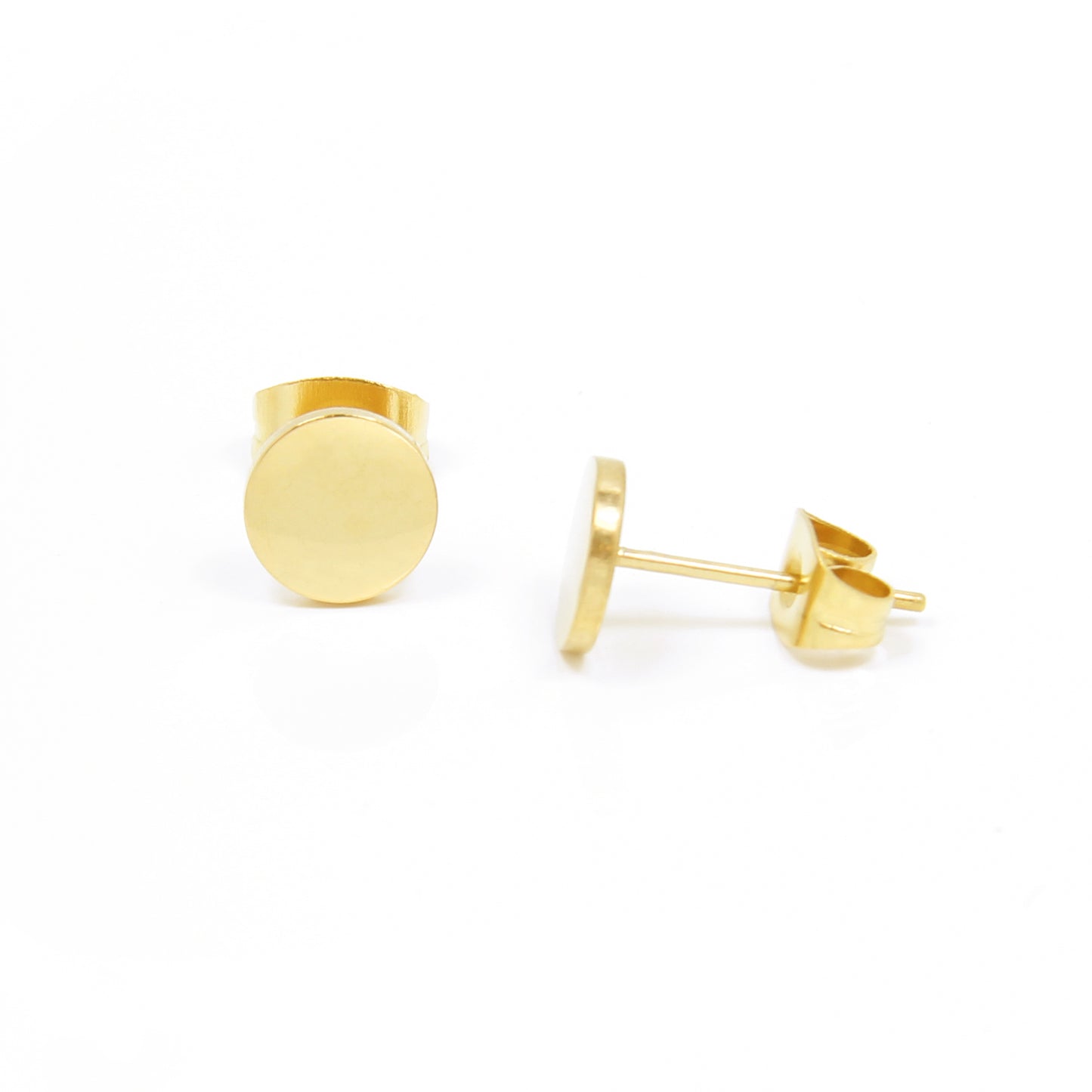 la•Label Jewelry Studs Plate 7mm LE-030-PLD