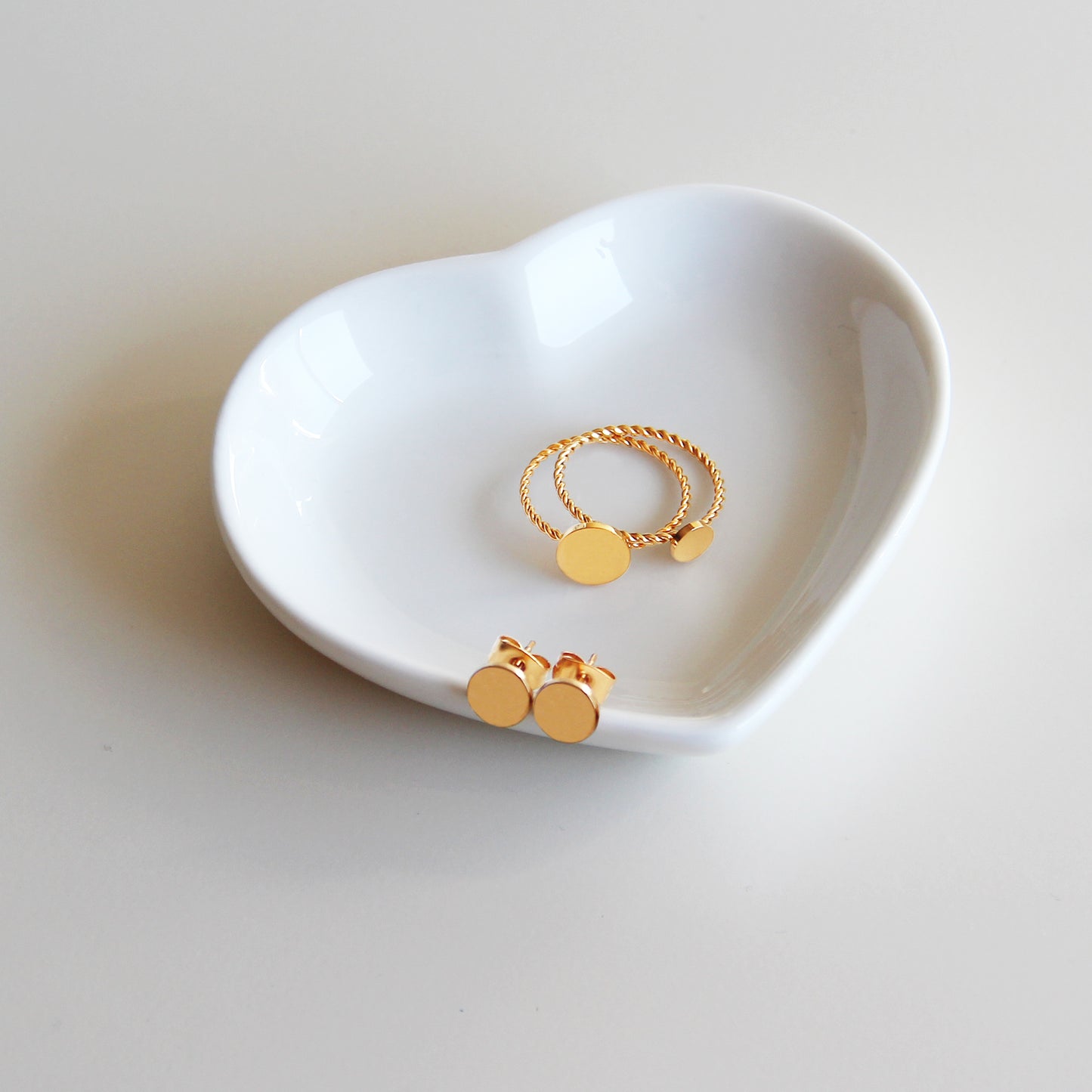 la•Label Jewelry Studs Plate 7mm LE-030-PLD