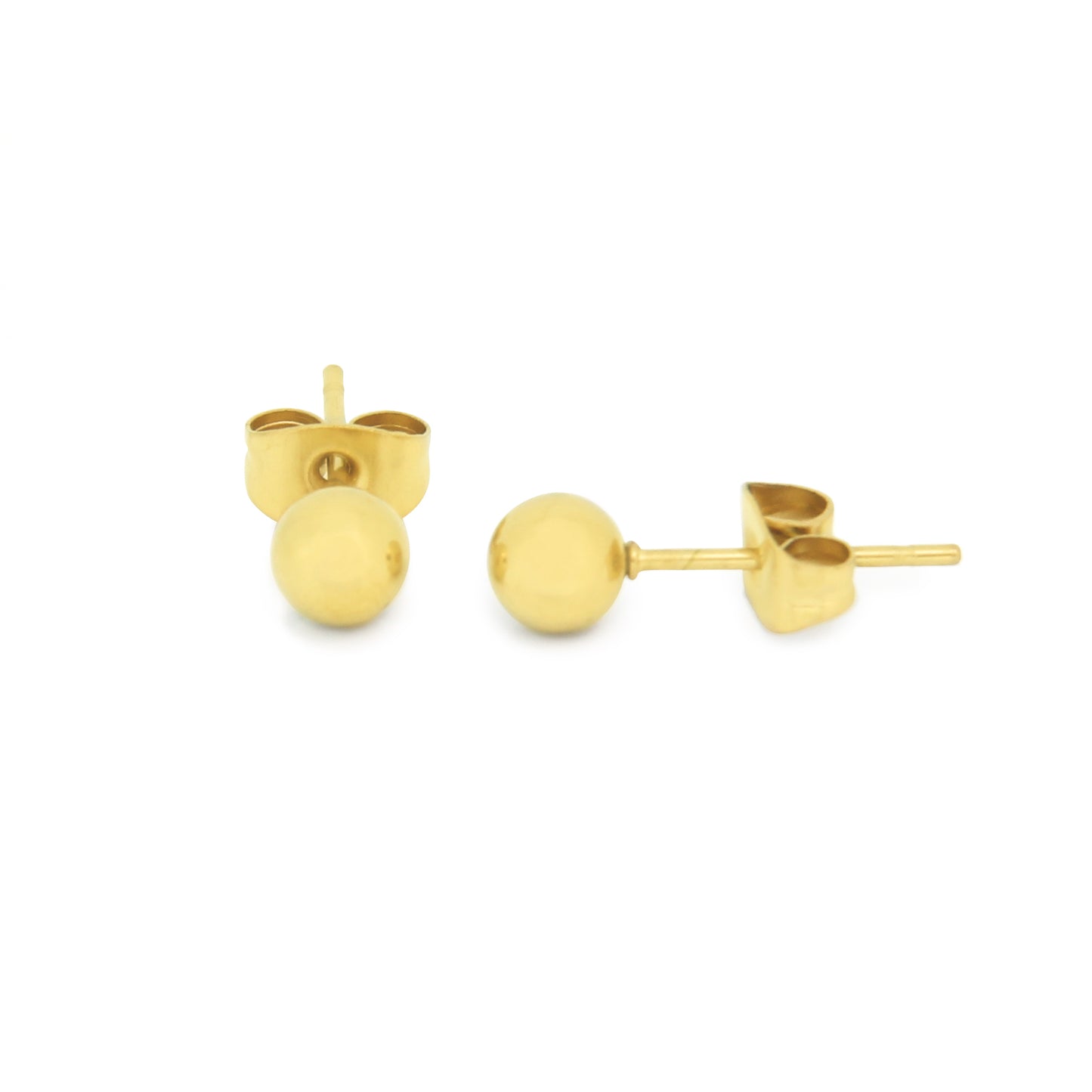 la•Label Jewelry Studs Ball Shiny Polish LE-033-BAL