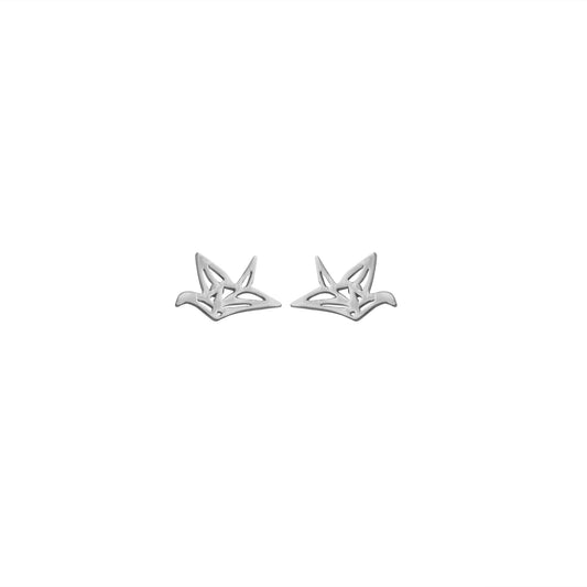 la•Label Jewelry Studs Origami Bird
