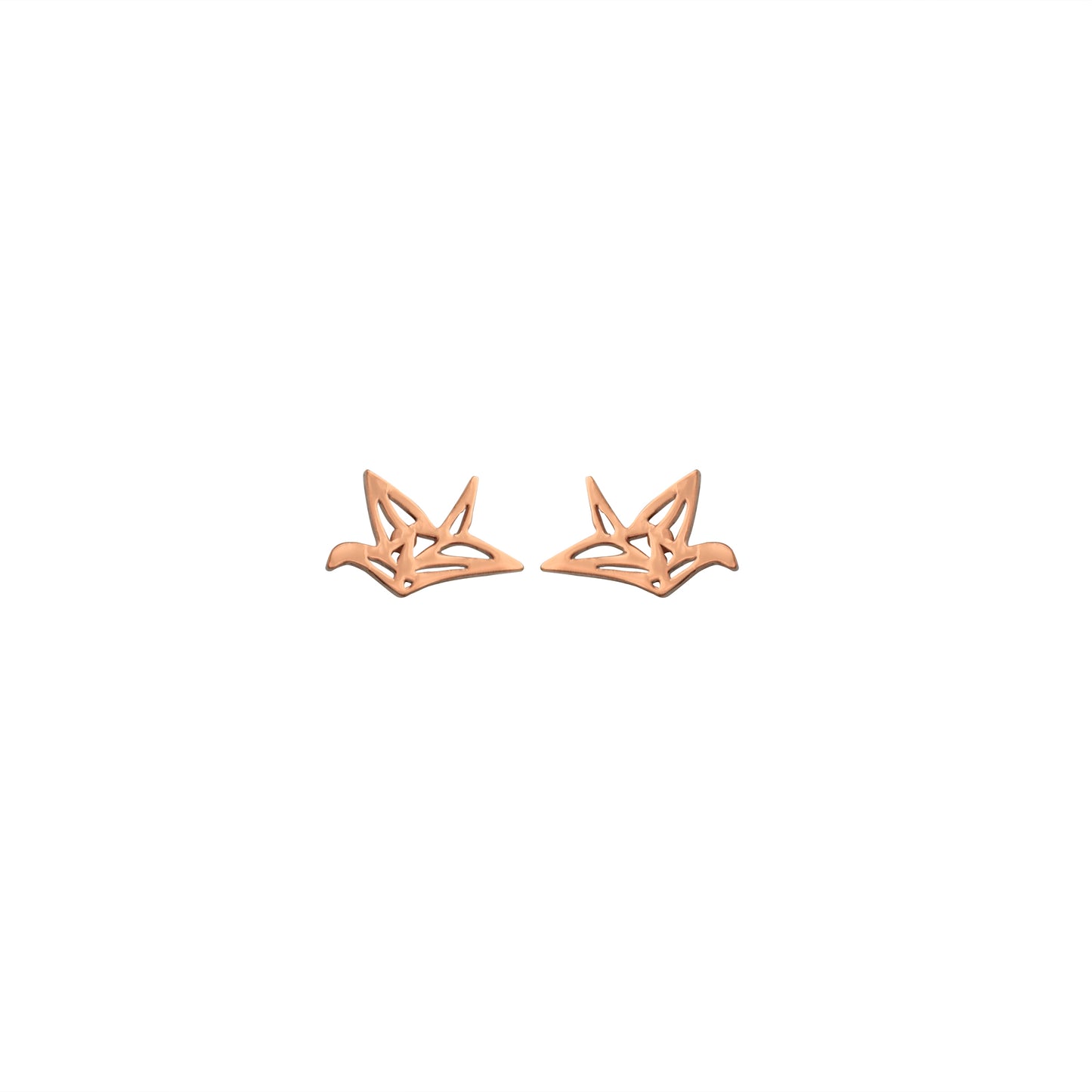 la•Label Jewelry Studs Origami Bird