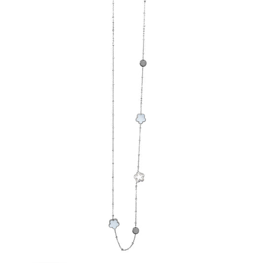 la·Label Jewelry Necklace flower