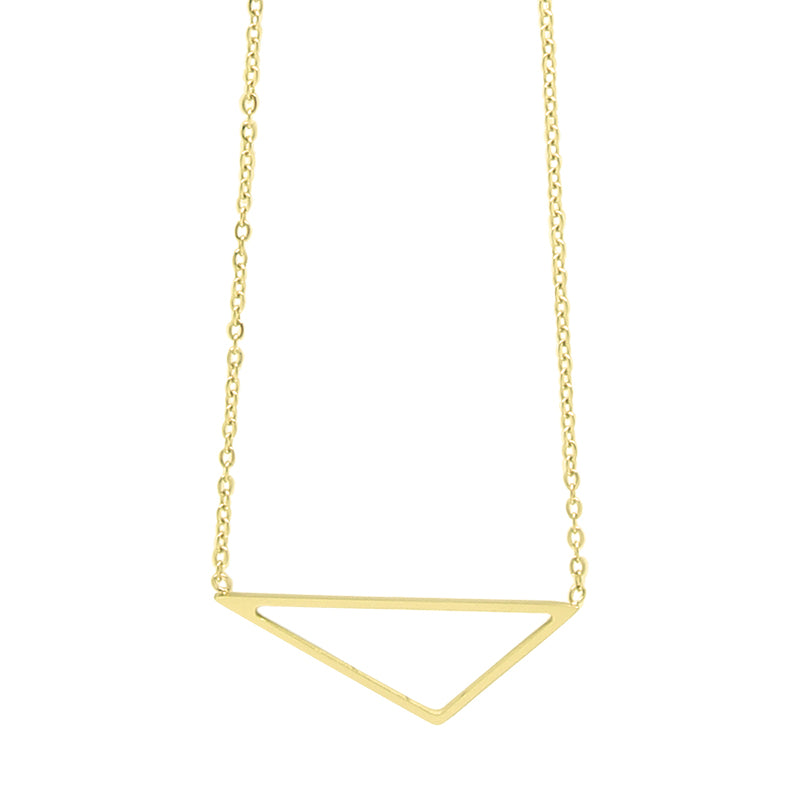 la·Label Jewelry Necklace open triangle LN-014-GEO