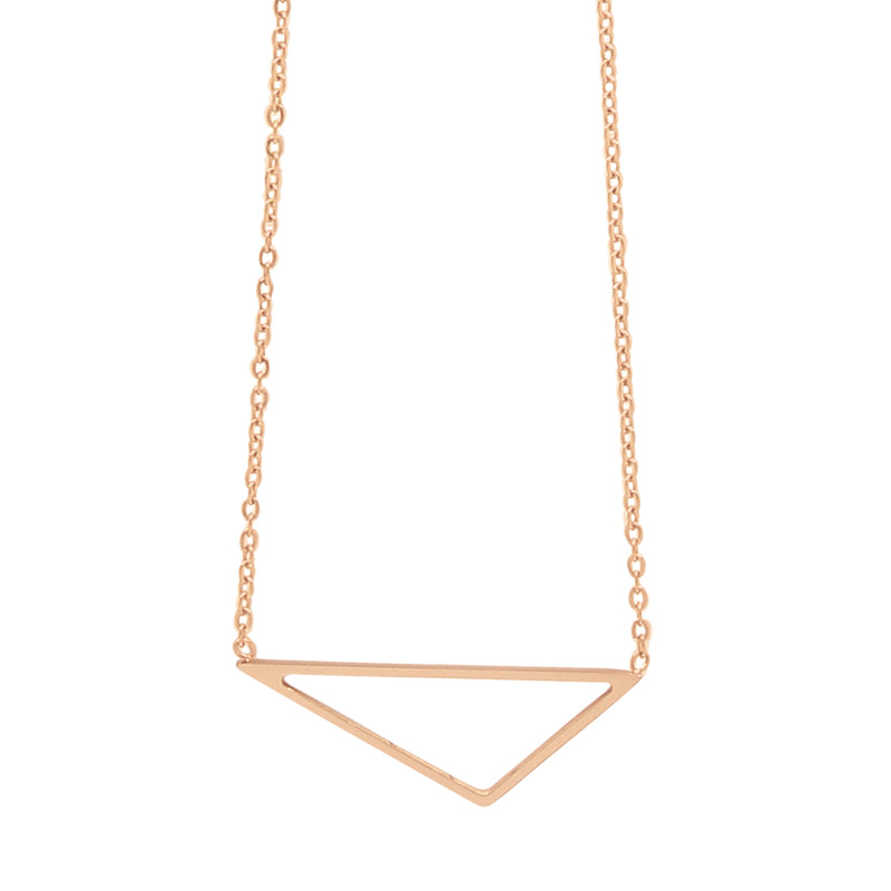 la·Label Jewelry Necklace open triangle LN-014-GEO