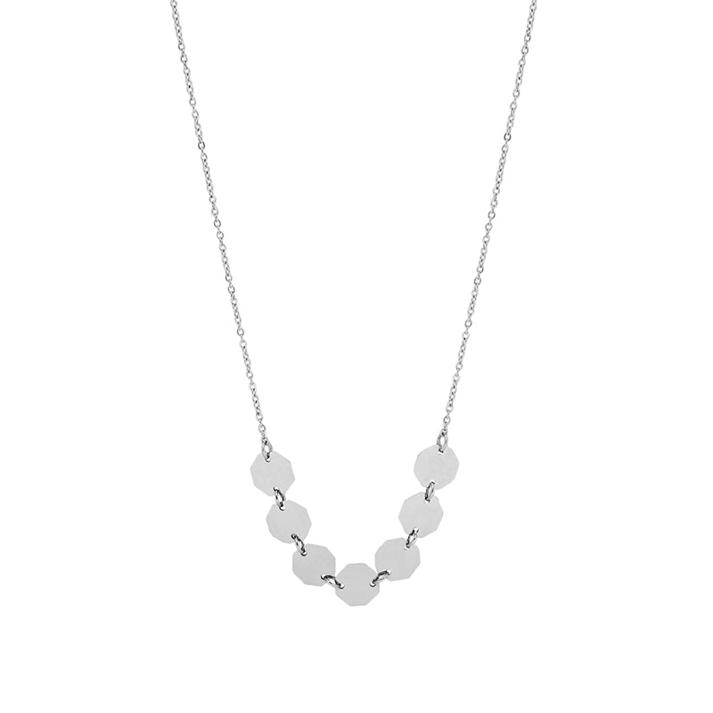 la·Label Jewelry Necklace octagon plates LN-022-OCT
