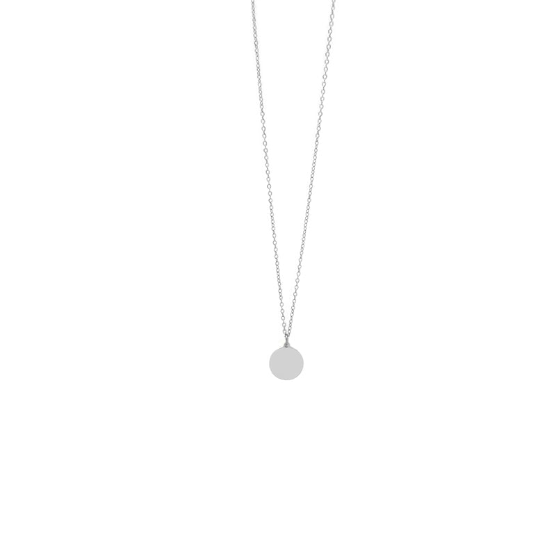 la·Label Jewelry Necklace small disc LN-027-PLA