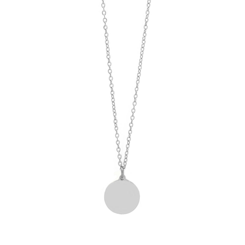 la·Label Jewelry Necklace small disc LN-027-PLA