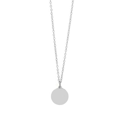 la·Label Jewelry Necklace small disc