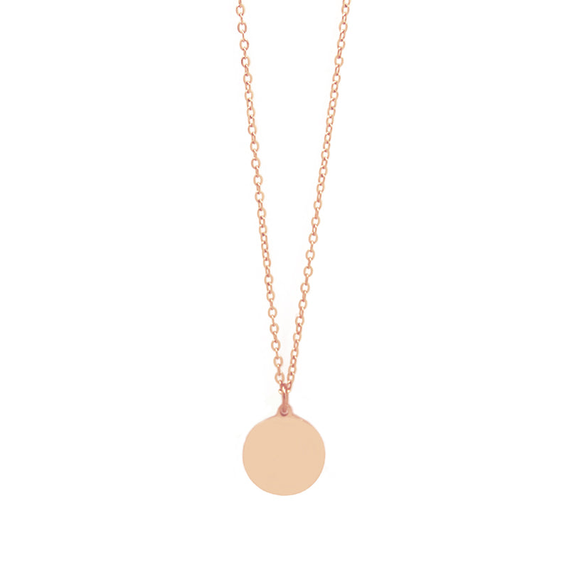 la·Label Jewelry Necklace small disc LN-027-PLA