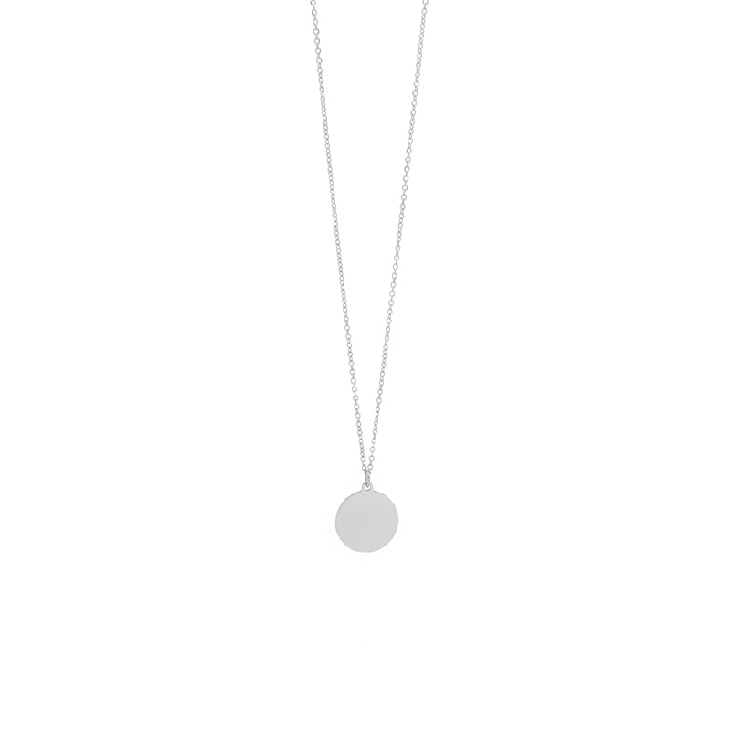 la·Label Jewelry Necklace large disc