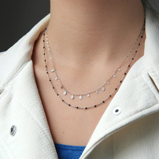 la·Label Jewelry Necklace droplets LN-036-DRP